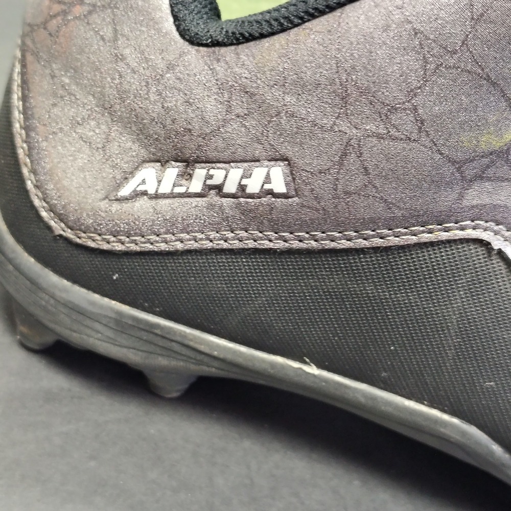 Nike Mens Alpha Pro 2 Mid TD Football Cleats 12 Black Silver 725227-010 Athletic - Picture 2 of 15